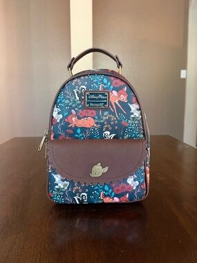 Loungefly Disney Parks Bambi and Friends Floral Mini Backpack